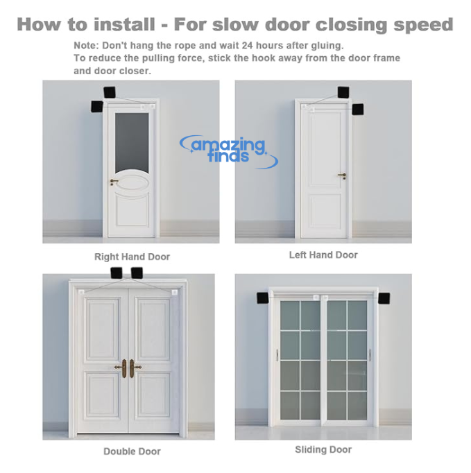 Automatic Door Closer | No Drilling needed | Amazing Finds