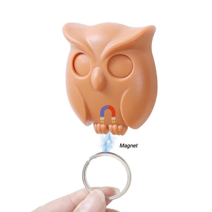 Magnetic Owl Key Holder – Self-Adhesive Wall Hook