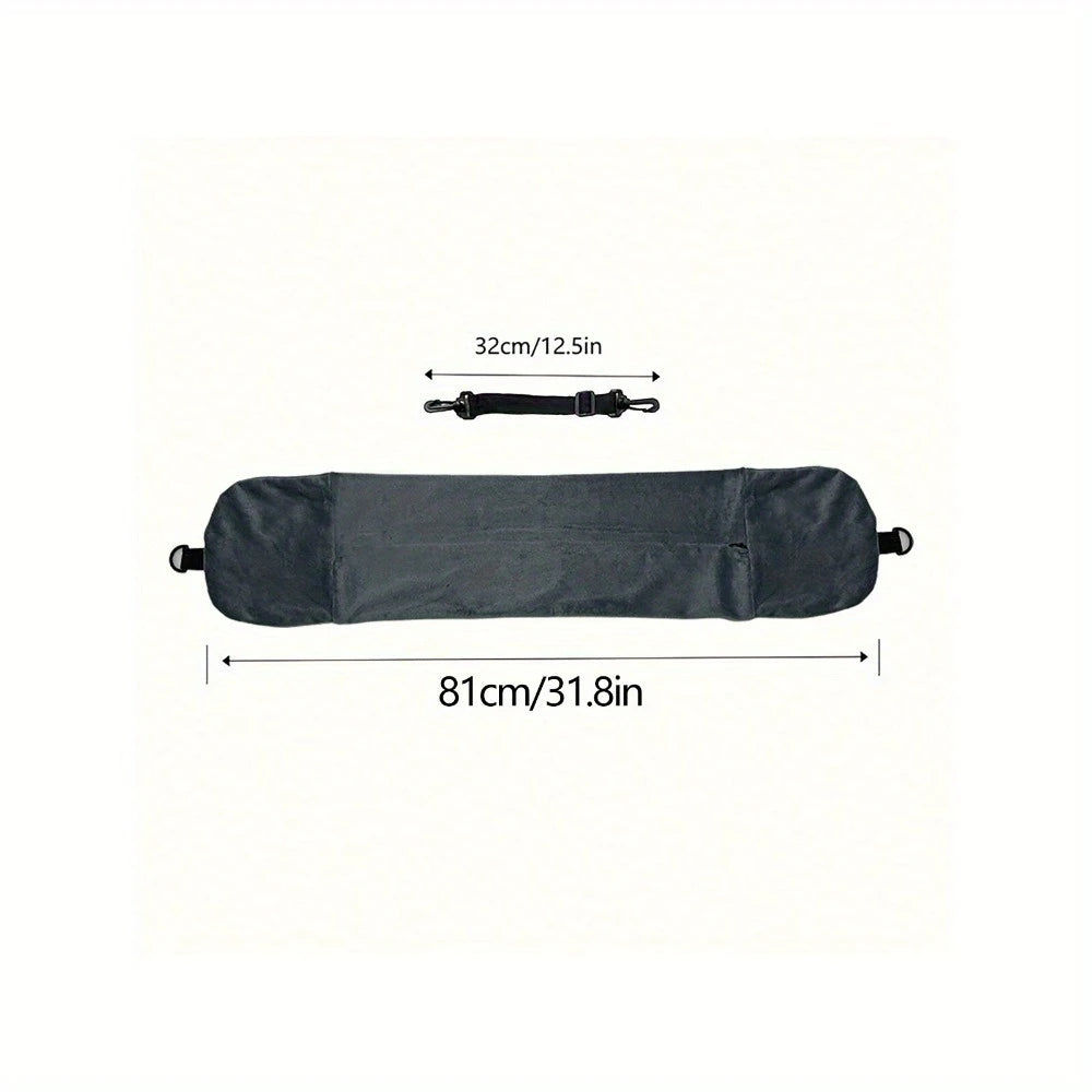 2-in-1 Neck Pillow with Hidden Storage | Refillable & Space-Saving Travel Essential
