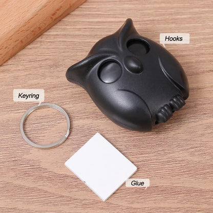 Magnetic Owl Key Holder – Self-Adhesive Wall Hook