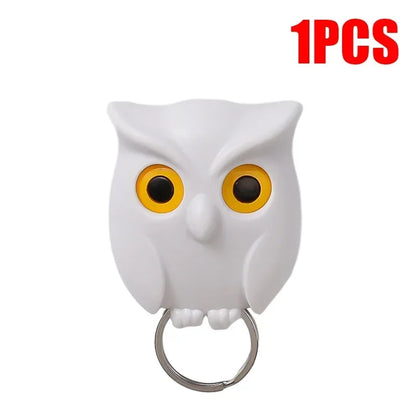 Magnetic Owl Key Holder – Self-Adhesive Wall Hook