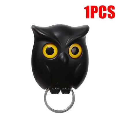 Magnetic Owl Key Holder – Self-Adhesive Wall Hook