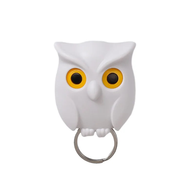 Magnetic Owl Key Holder – Self-Adhesive Wall Hook